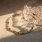 18K Gold Elegance Pearl Bracelet
