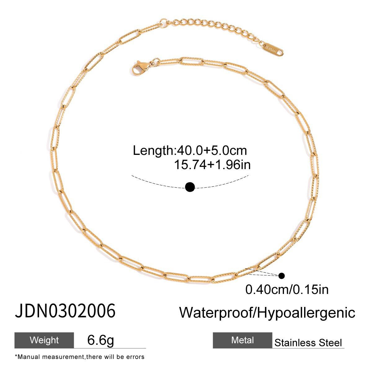 18K Gold Bling Love Letter Pink Jewel Paperclip Chain Layered Necklace Set