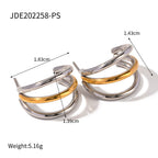 18K Gold Delicate Chic Huggie Earrings