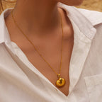 18K Gold Seashell Extra Long Necklace