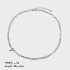 18K Gold Essential Figaro Chain Necklace