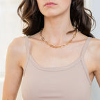 18K Gold Classic Paperclip Chain Necklace