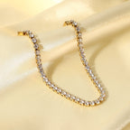 18K Gold Tennis Bracelet