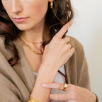 18K Gold Classic Paperclip Chain Necklace