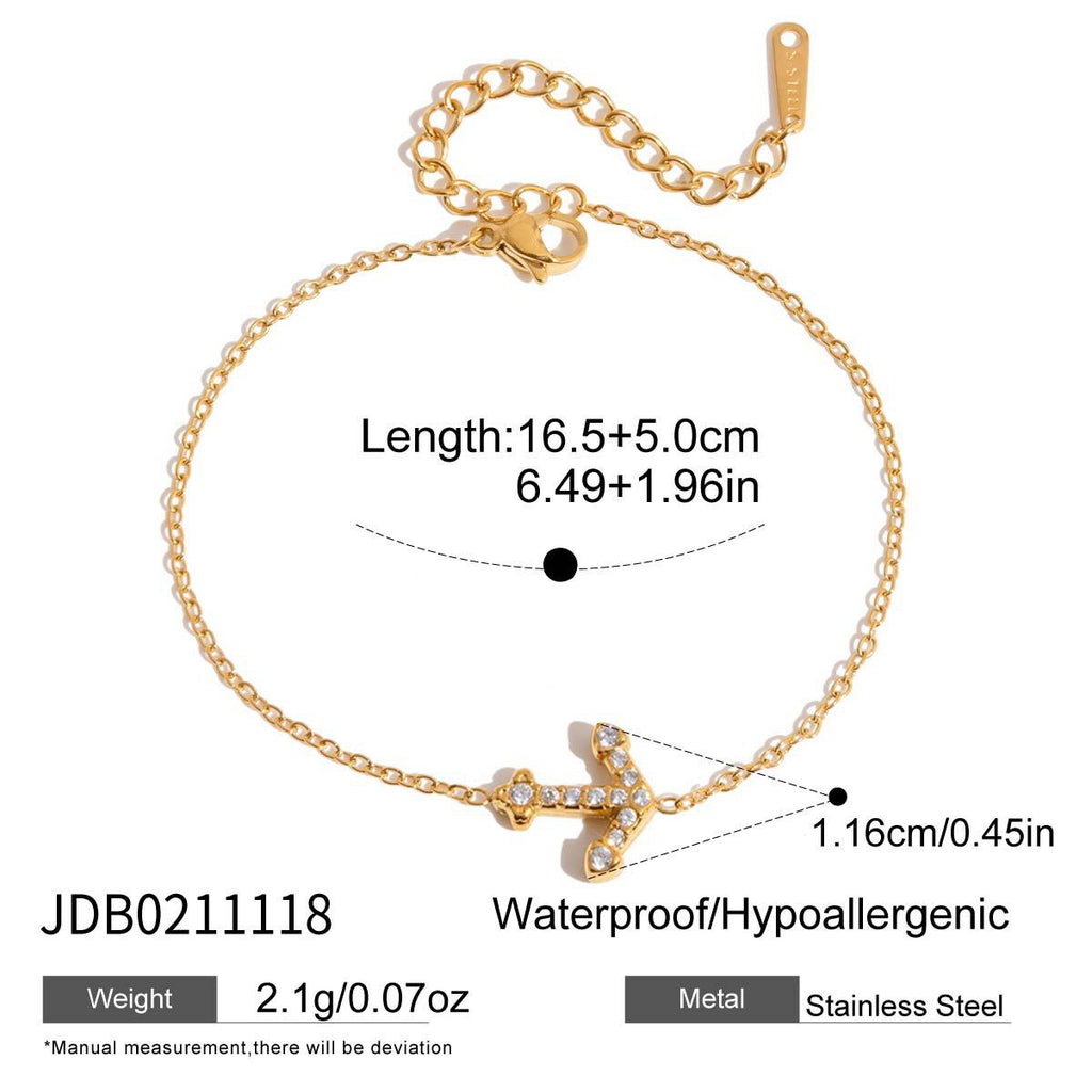 18K Gold Ocean Sparkle Seashell Palm Tree Small Hoop Huggie Earrings with Charm