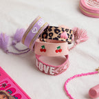 Clean Girl Pink Wristband Friendship Bracelet