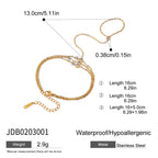 18K Gold Waterproof Royal Princess Hand Chain Bracelet