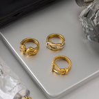 18K Gold Infinite Ties Statement Knot Ring