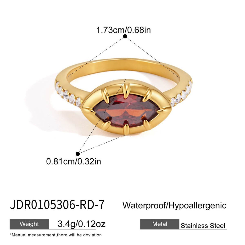 18K Gold The Showstoppers Color Gem Statement Cocktail Ring