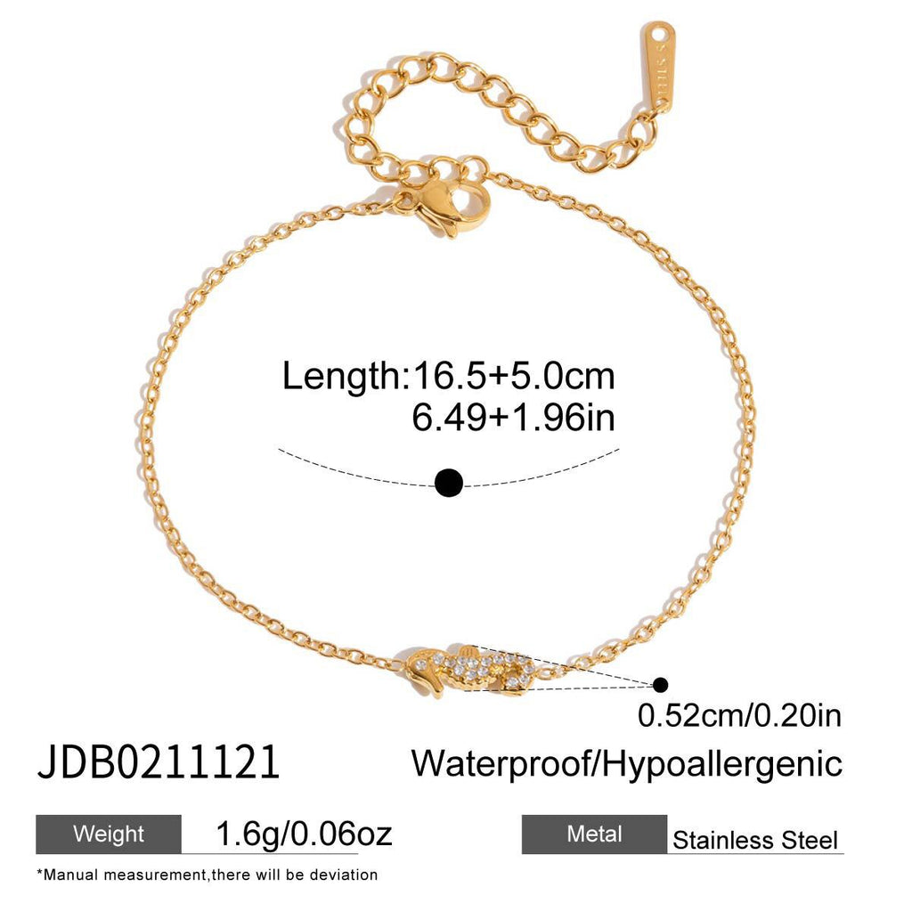 18K Gold Ocean Sparkle Seashell Palm Tree Small Hoop Huggie Earrings with Charm