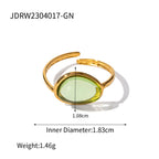 18K Gold Beach Vacay Jelly Ring
