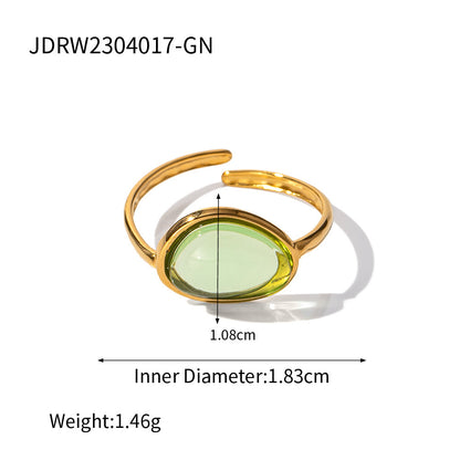 18K Gold Beach Vacay Jelly Ring