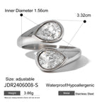 18K Gold Bold Jewel Ring