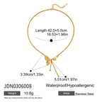 18K Gold Angelic Butterfly Wing Bling Bow Pendant Necklace