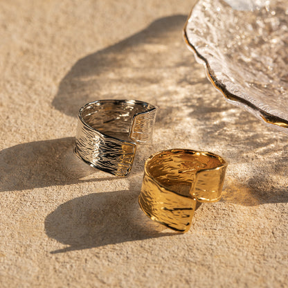 18K Gold Wrap Around Statement Ring