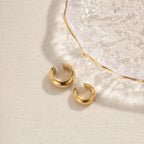 18K Gold Essential Double Huggie Ear Cuff