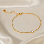 18K Gold Lone Star Bracelet