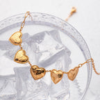 18K Gold Heart Full of Love Pendant Necklace
