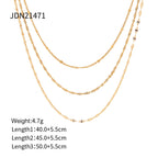 18K Gold Delicate Glimmer Chain Layered Necklace