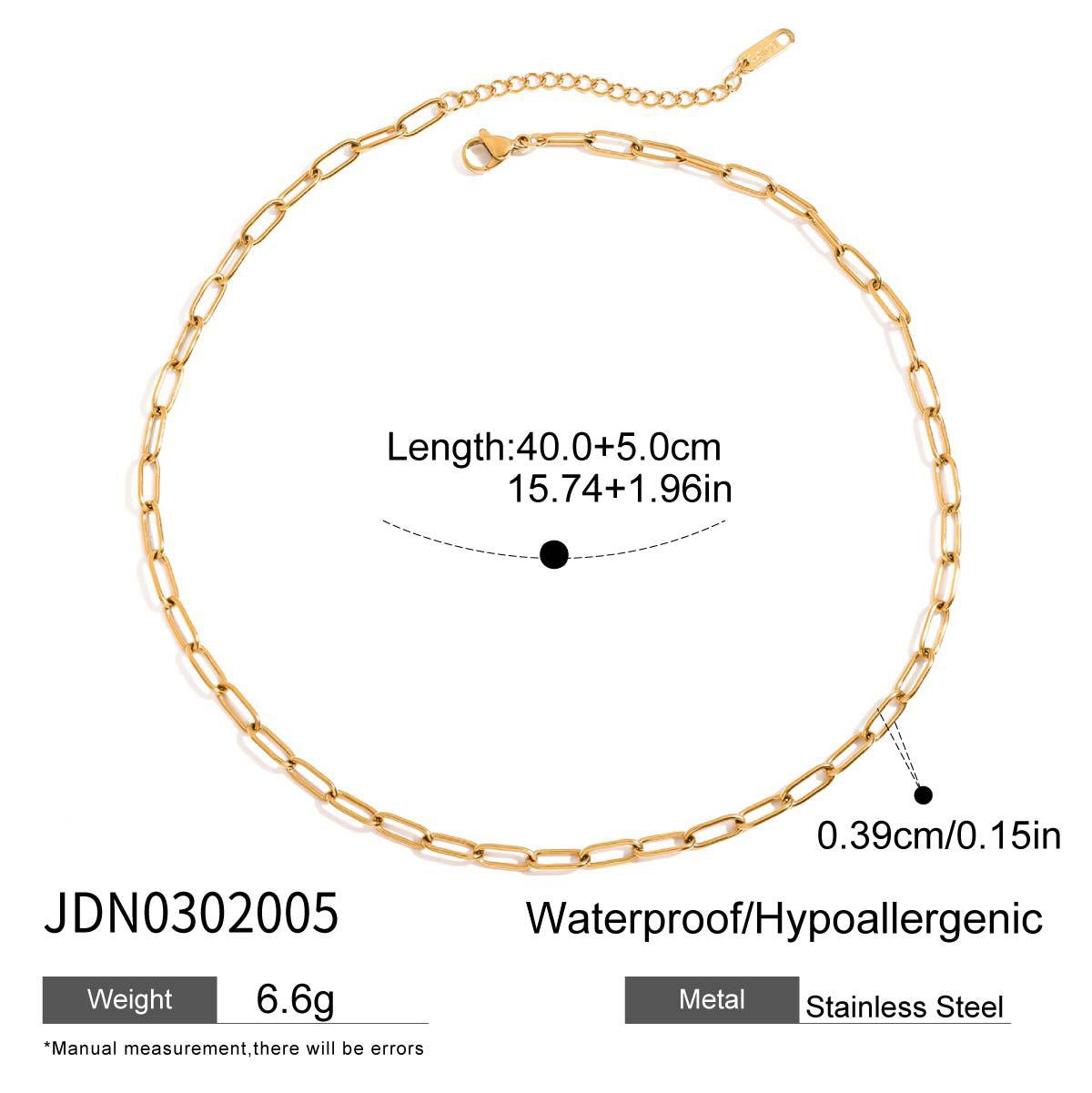 18K Gold Cascading Sun Pedant Paperclip Chain Layered Necklace Set