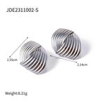 18K Gold Hold Together Stud Earrings