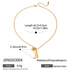 18K Gold Star Cowboy Boots Charm Pendant Necklace