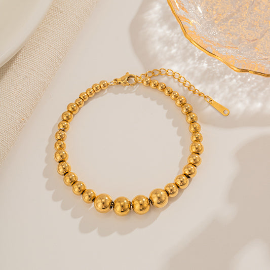 18K Gold Essential Beaded Bracelet