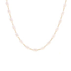 18K Gold Classic Pearl Chain Necklace