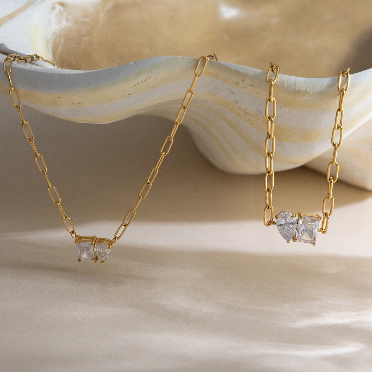 18K Gold Perfect Match Paperclip Chain Dainty Bracelet