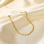 18K Gold Minimalist Beaded Bracelet