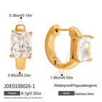 18K Gold Essential Bling Small Hoop Huggie Earrings