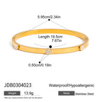 18K Gold Waterproof Simple Elegant Hand Chain Bracelet