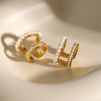 18K Gold Double Ear Cuff