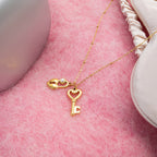 18K Gold Key to Your Heart Charm Pendant Necklace