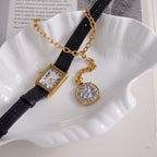 18K Gold Sun Goddess Y Shape Coin Pendant Necklace