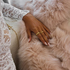 18K Gold Princess Tiara Statement Ring