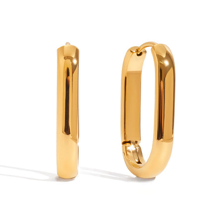18K Gold Essential Everyday Small Hoop Huggie Earrings