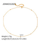 18K Gold Stardust Dainty Chain Necklace