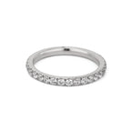 18K Gold and Silver Gem Palette Eternity Ring
