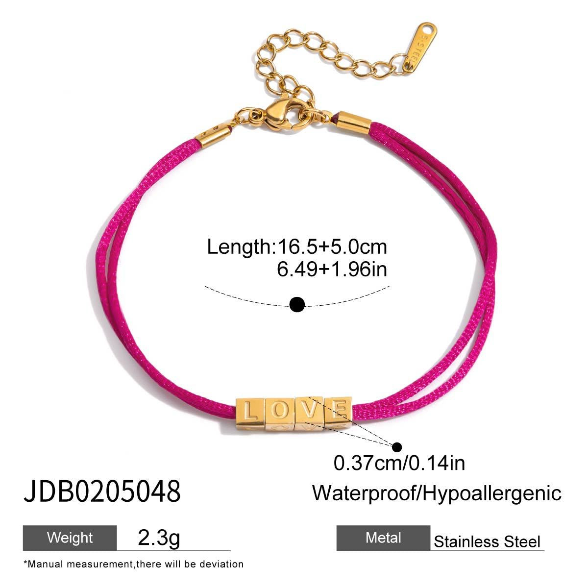 18K Gold Waterproof Dainty Coquette Bow Hand Chain Bracelet