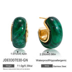 18K Gold Cozy Season Small Hoop Huggie Earrings