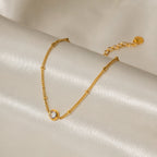18K Gold Lone Star Bracelet