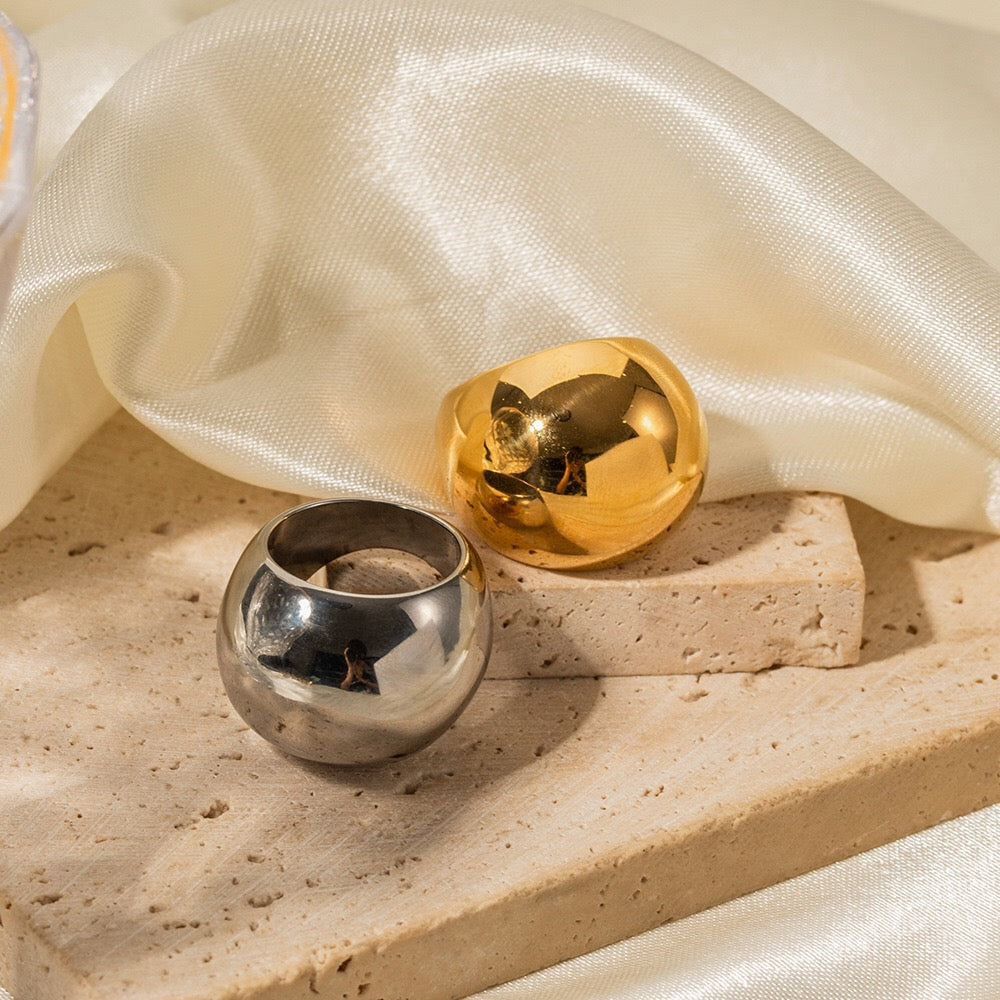 18K Gold Prima Dome Statement Ring