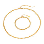 18K Gold Heart Chain Bracelet