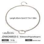 18K Gold Hooking Up Chain Charm Necklace Base