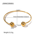 18K Gold Minimalist Paperclip Chain Silm Bangle Tennis Bracelet Stack