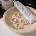 18K Gold Diamond Royale Statement CZ Cocktail Ring