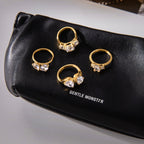 18K Gold Diamond Royale Statement CZ Cocktail Ring