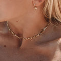 18K Gold Essential Figaro Chain Necklace