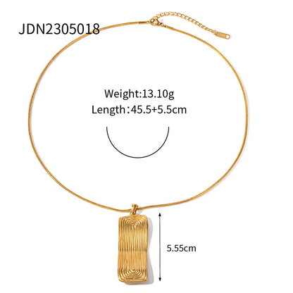 18K Gold Ribbed Plate Statement Huggie Earrings with Charm